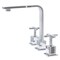 Novatto MULD Widespread 2-Handle Lavatory Faucet in Chrome with Drain NBF-836CH-PUD - alternate 5